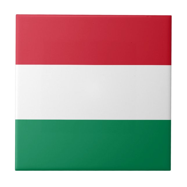 Hungary Flag Tile (Front)