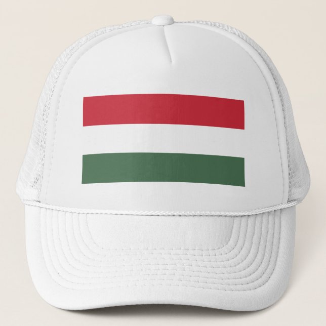 Hungary Flag Trucker Hat (Front)