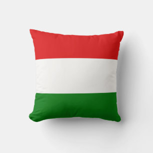 Hungary Flag x Flag Pillow