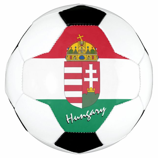 Hungary Football & Hungarian Flag / Sports (Front)