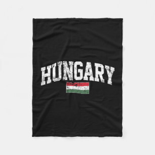 Hungary Gifts Hungary Vacation Hungary Friend Gift Fleece Blanket