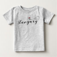 Hungary Heart T-Shirt, Hungarian