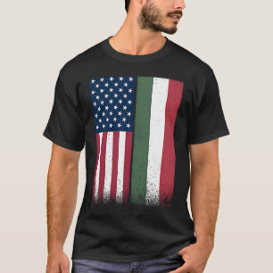 Hungary Hungarian American Flags Proud USA Hungar T-Shirt