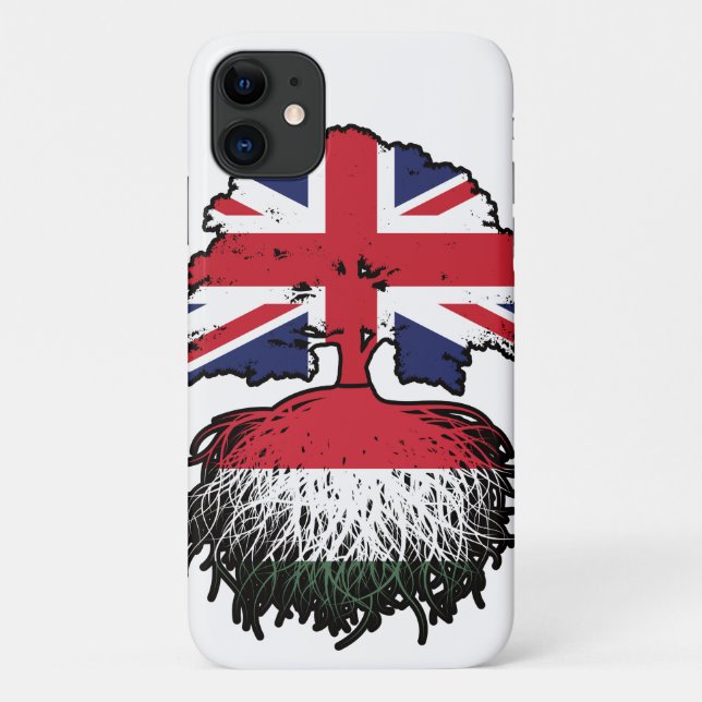 Hungary Hungarian British UK United Kingdom Case-Mate iPhone Case (Back)