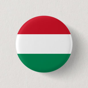 Hungary (Hungarian) Flag 3 Cm Round Badge
