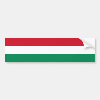 Hungary/Hungarian Flag Bumper Sticker