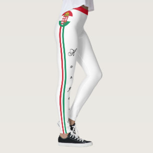 Hungary & Hungarian Flag fashion travel/sport fan  Leggings