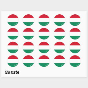Hungary & Hungarian flag patriots, holiday /sports Classic Round Sticker