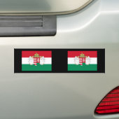 Hungary , Hungary Bumper Sticker (On Car)