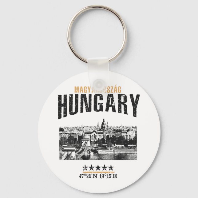 Hungary Key Ring (Front)