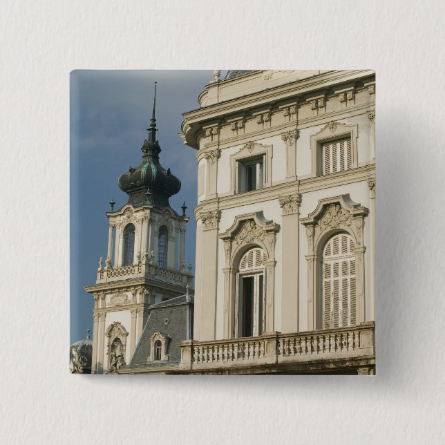 HUNGARY, Lake Balaton Region, KESZTHELY: 15 Cm Square Badge (Front)