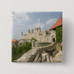 HUNGARY, Lake Balaton Region, SUMEG: Sumeg 15 Cm Square Badge