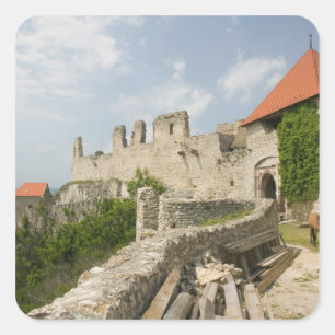 HUNGARY, Lake Balaton Region, SUMEG: Sumeg Square Sticker