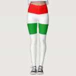 Hungary Leggings<br><div class="desc">Flag of Hungary,  red white green</div>