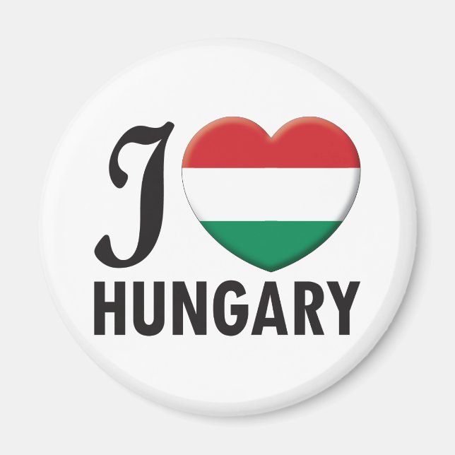 Hungary Love Magnet (Front)