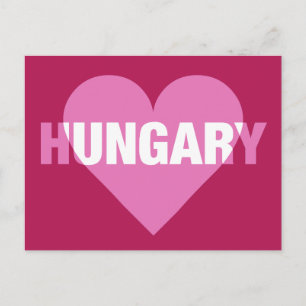 Hungary Love postcard