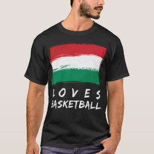 Hungary Loves Basketball T-Shirt