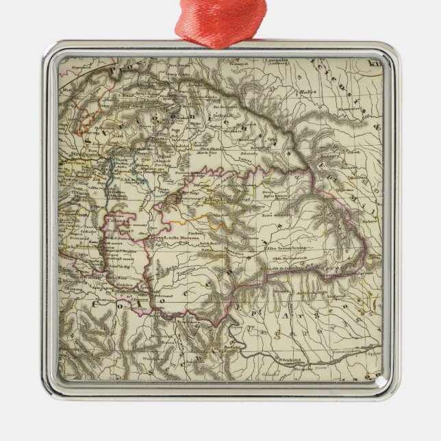 Hungary Metal Tree Decoration (Front)