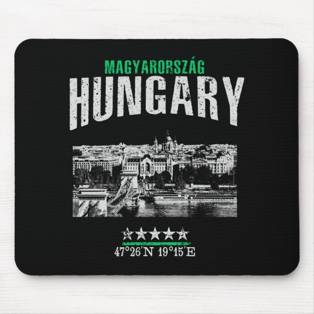 Hungary Mouse Mat (Front)