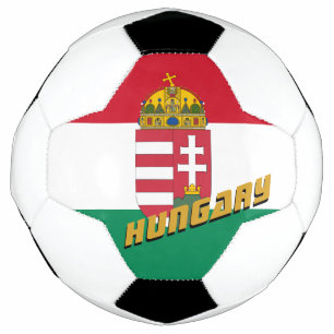 Hungary Patriotic Football & Hungarian Flag