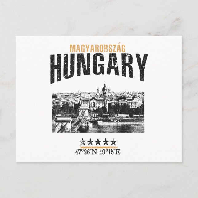Hungary Postcard (Front)