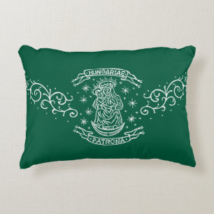 hungary religious motif mediaeval virgin mary jesu decorative cushion