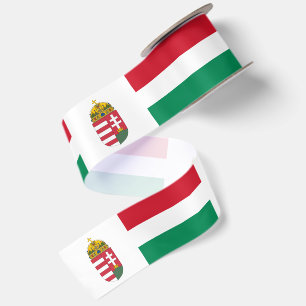 Hungary Ribbon, Emblem, patriotic, Hungarian Flag Satin Ribbon