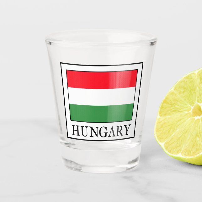 Hungary Shot Glass (Front)