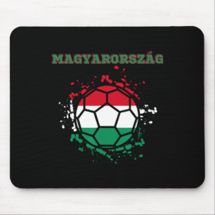 Hungary Soccer Hungarian Flag Fan Jersey  Mouse Mat