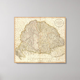 Hungary, Transylvania, Croatia Canvas Print