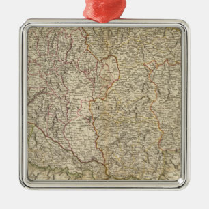 Hungary, Transylvania, Croatia Metal Tree Decoration