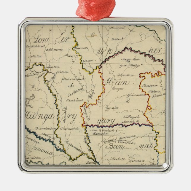 Hungary, Transylvania Metal Tree Decoration (Front)