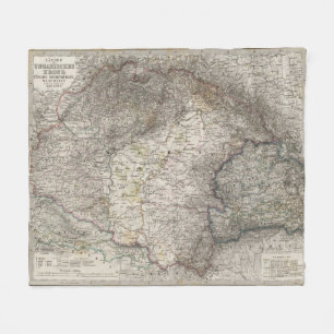 Hungary, Transylvania, Slavonia, Croatia Fleece Blanket