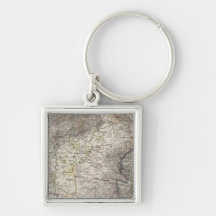 Hungary, Transylvania, Slavonia, Croatia Key Ring