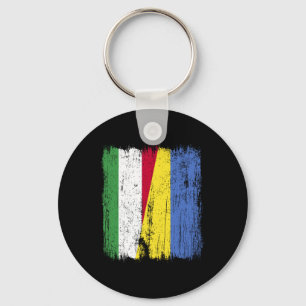 Hungary Ukraine Half Flag Hungarian Ukrainian Heri Key Ring