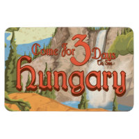 Hungary Vintage Travel Poster