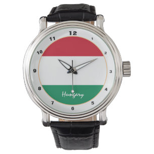 Hungary watch, Hungarian Flag fashion /design Watch