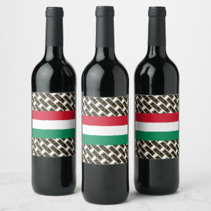 HUNGARY WINE LABEL