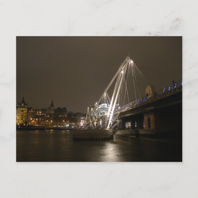 Hungerford Bridge Postcard (Front)