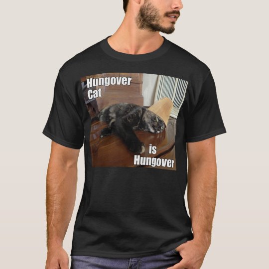 Hungover Cat T-Shirt