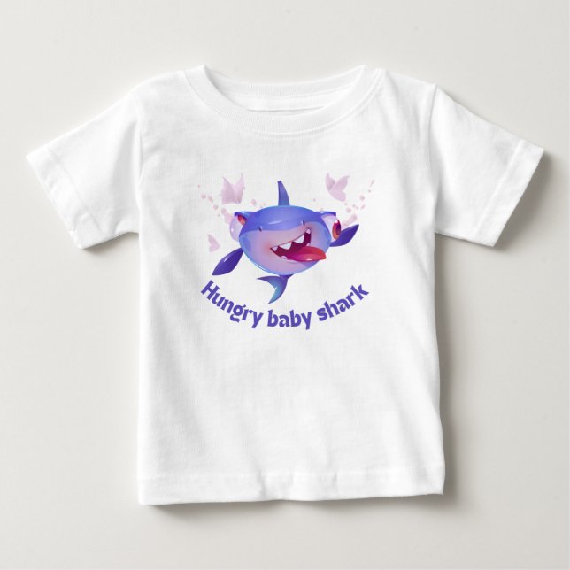 Hungry baby shark T-Shirt (Front)