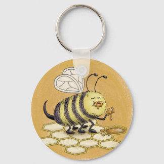 Hungry Bee Keychain