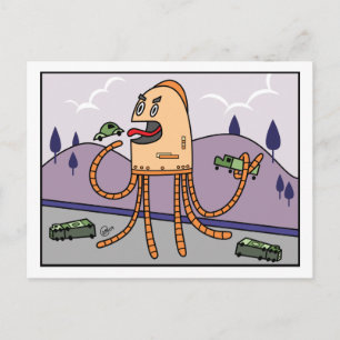 Hungry Bot - PostCard