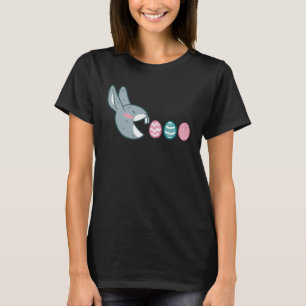 HUNGRY BUNNY RABBIT Egg Hunt Boys Girls Kids Easte T-Shirt