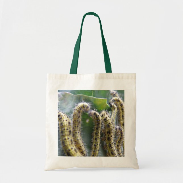 Hungry Cabbage White Caterpillars Tote Bag (Front)
