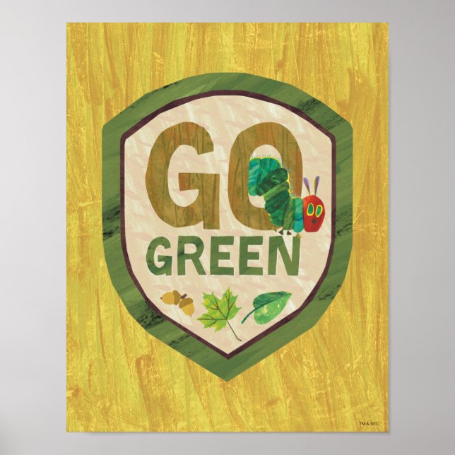 Hungry Caterpillar | Go Green Poster (Front)