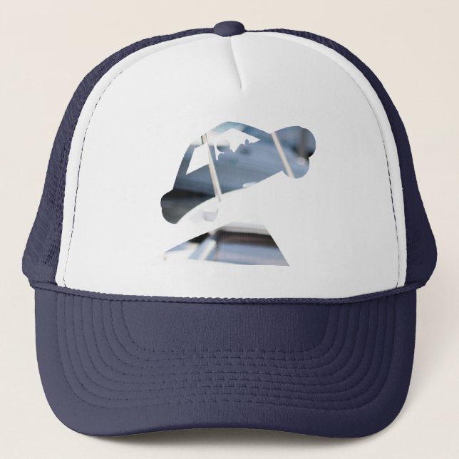 Hungry Cliff Logo Trucker Hat (Front)