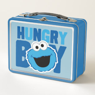 Hungry Cookie Monster Metal Lunch Box
