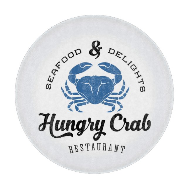 Hungry Crab Restaurant Poster Cutting Board (Front)