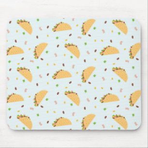 Hungry For Tacos Pattern Mouse Mat